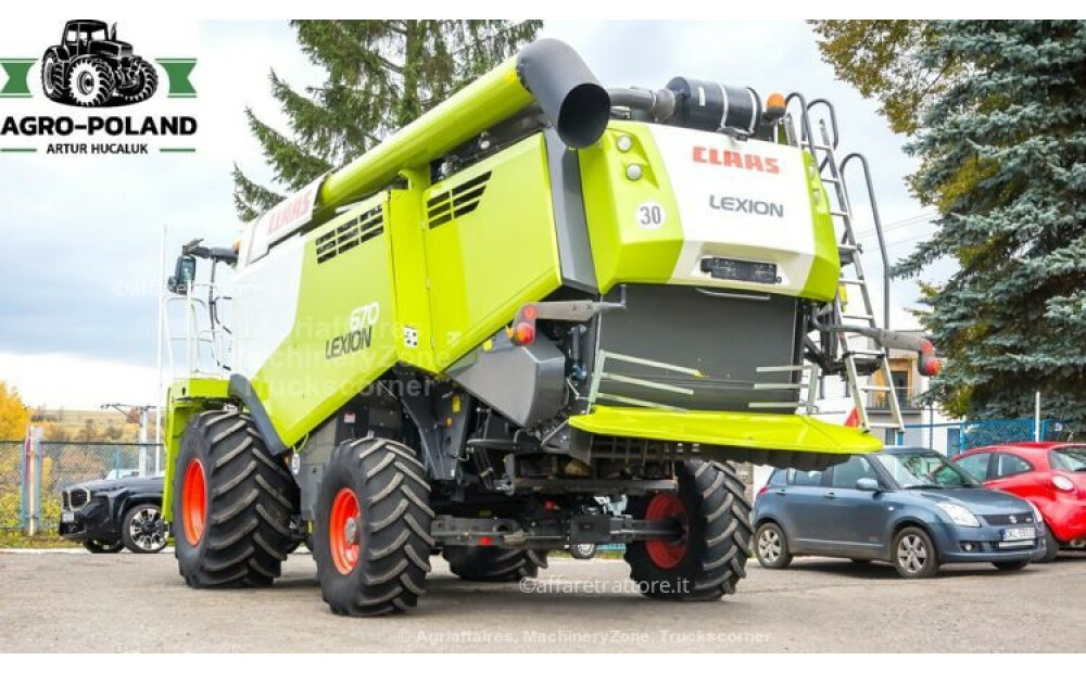 Claas LEXION 670 - ANNO 2019 - 4X4 - 1255 h - 3D + VARIO 770 - LASER PILOT Usado - 7