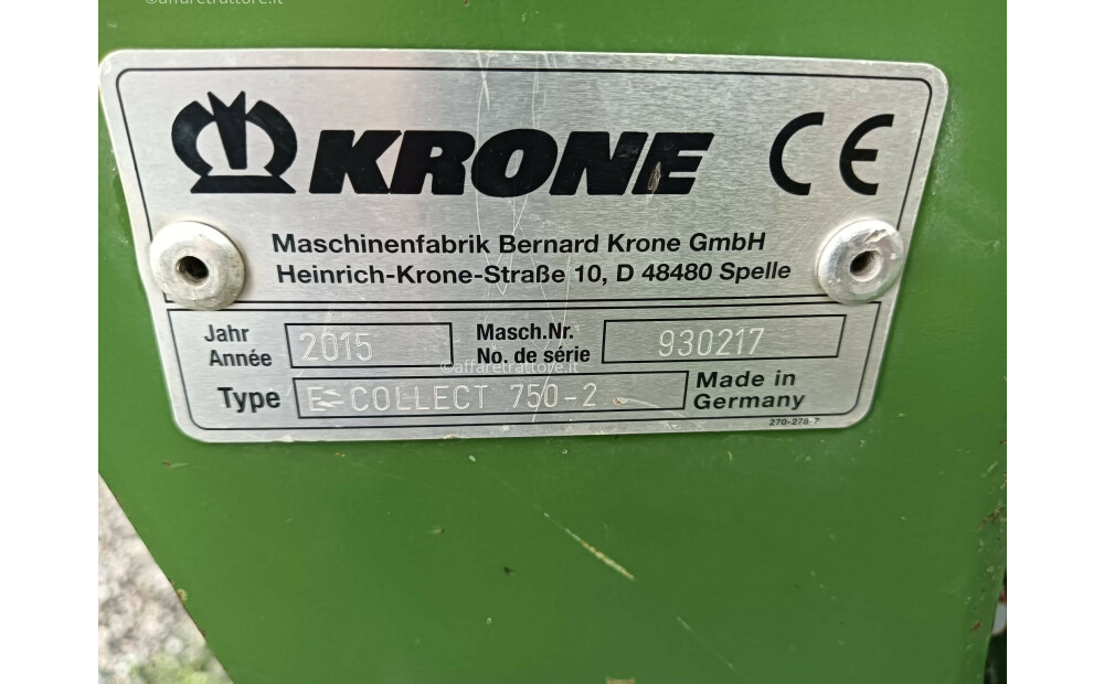 Krone E-COLLECT 750 Usado - 5