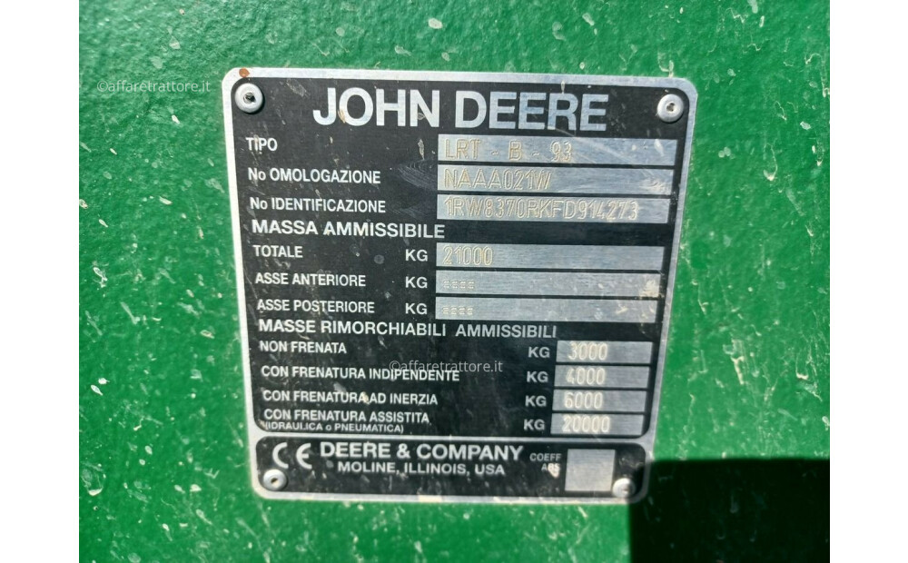 John Deere 8370 RT Usado - 8