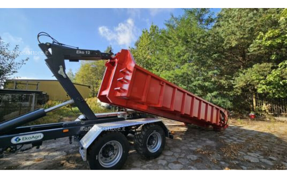 EkoAgri Hakenliftanhänger / Remolque con gancho / Remorque porte caisson / Remolque con gancho 12 t Nuevo - 1