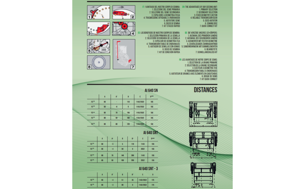 Agricola Italiana AI 640 SNT Nuevo - 2