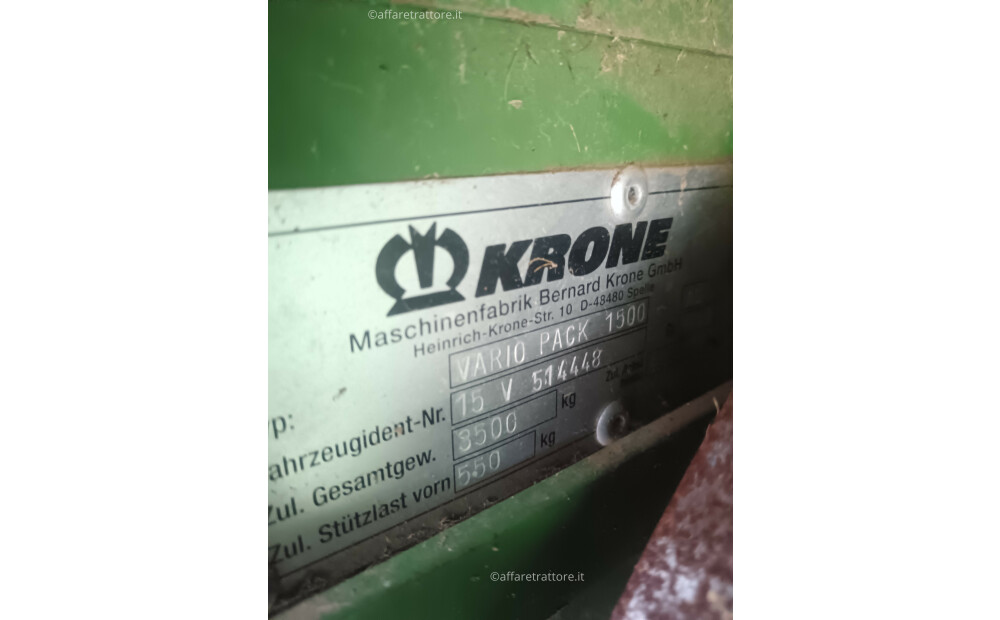 Krone Variopack 1500 MC Usado - 3