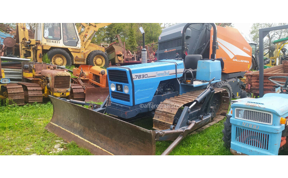 Tractor de orugas Landini C 7830 Usado con bulldozer - 1