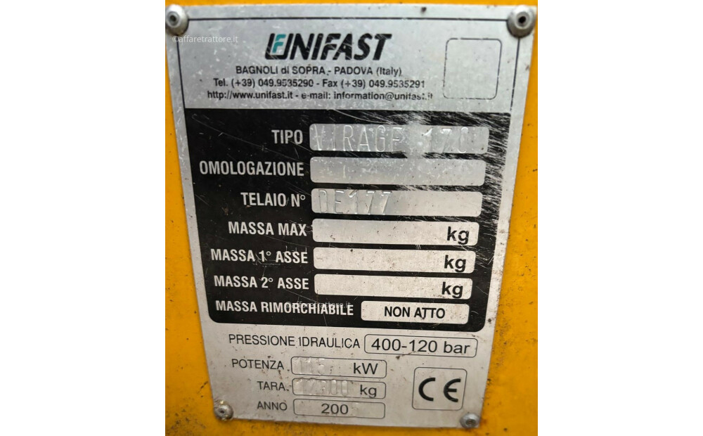 Unifast VAGÓN MEZCLADOR UNIFAST, VIRAGE 170 - 9