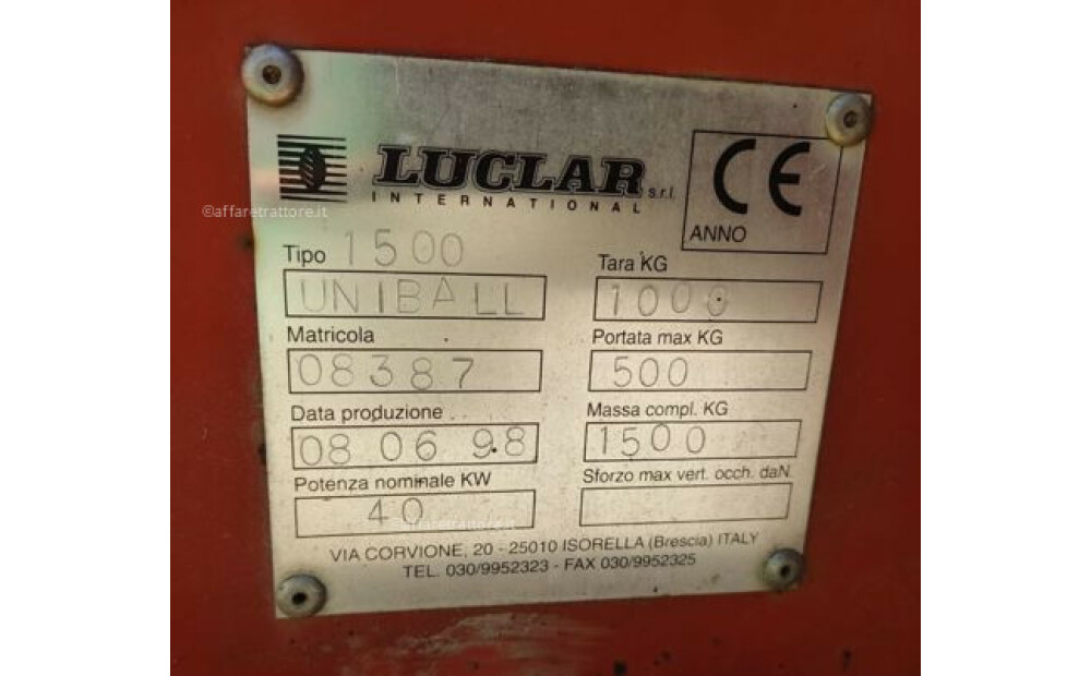 Luclar UNIBALL 1500 Usado - 6