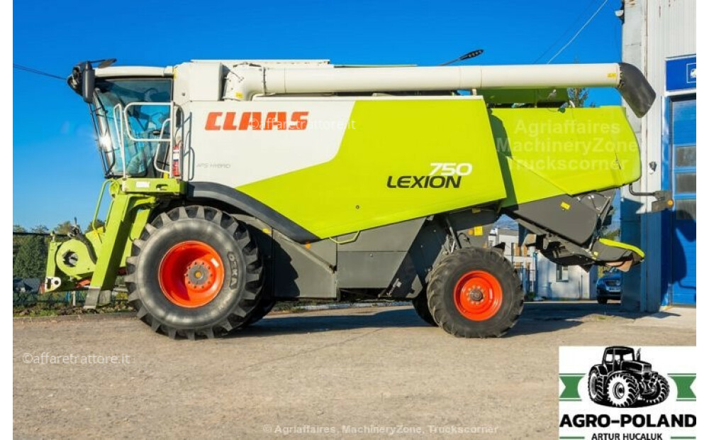 Claas LEXION 750 - ANNO 2012 - 1650 h - 7.5 M Usado - 7