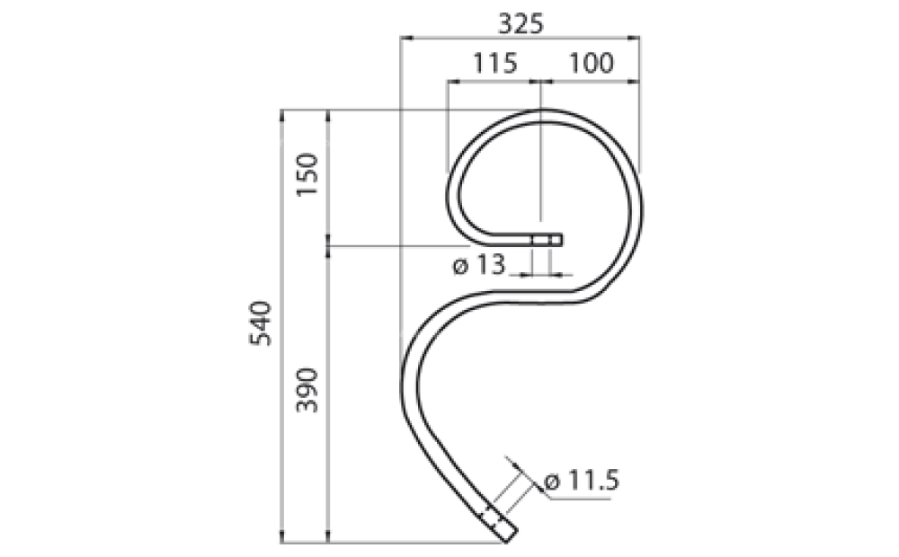 Molla per vibrocoltivatore 32x12 - 2