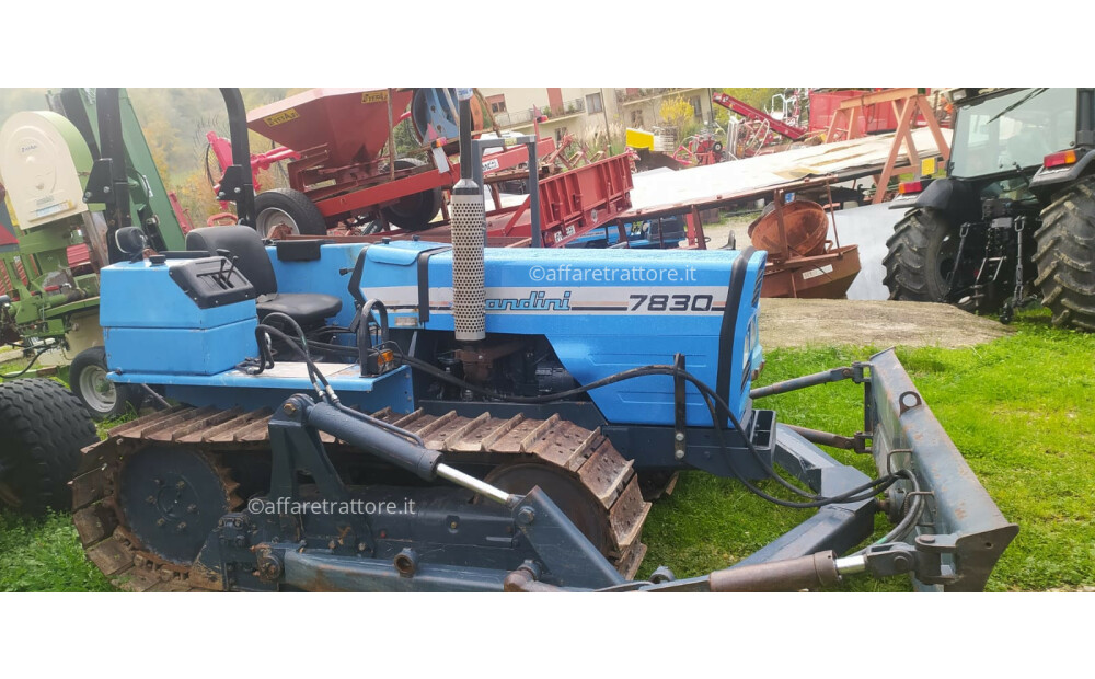 Tractor de orugas Landini C 7830 Usado con bulldozer - 10