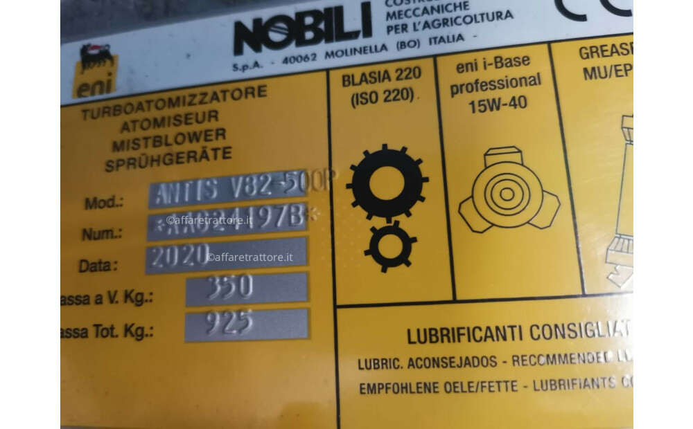 Atomizzatore NOBILI ANTIS V82 500P Nuovo - 6