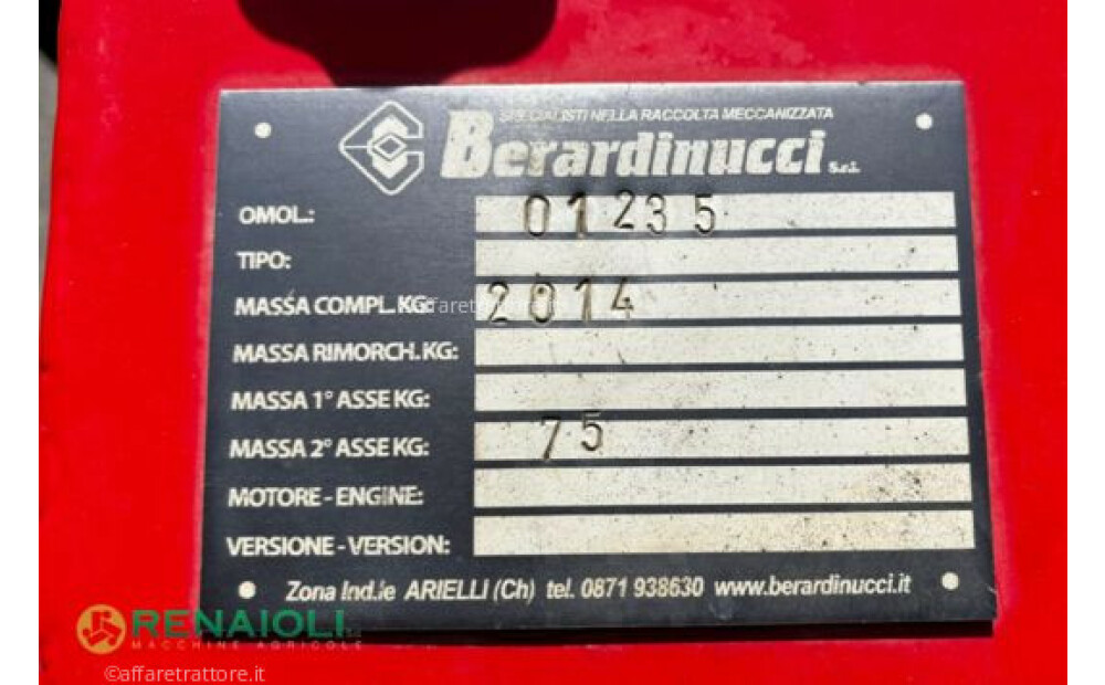 AGITADOR AUTOPROPULSADO BERARDINUCCI PUMA BERARDINUCCI (TE9654) 2014 Usado - 9