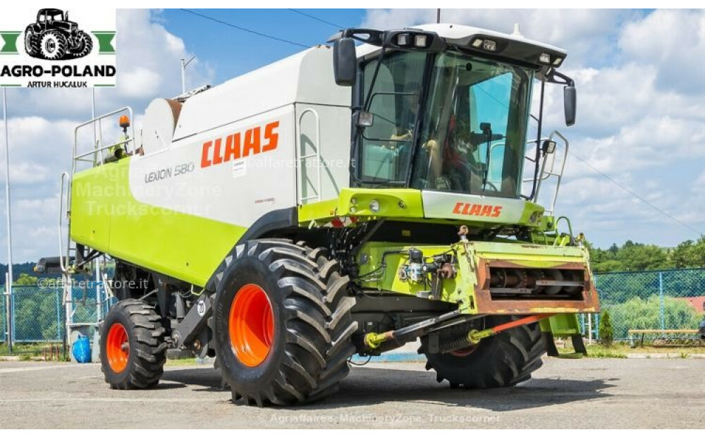 Claas LEXION 580 - 2525 h -- QUANTIMETER - VARIO 900 - LASER PILOT Usado - 1