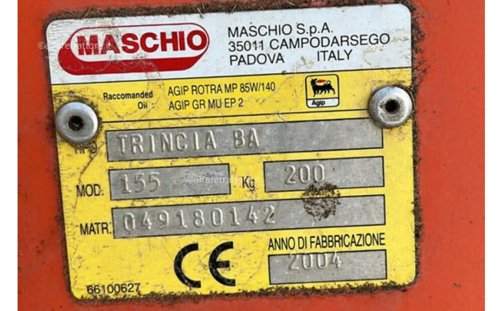 TRITURADORA FIJA Maschio BA 155 MACHO (PM10819) Usada - 6