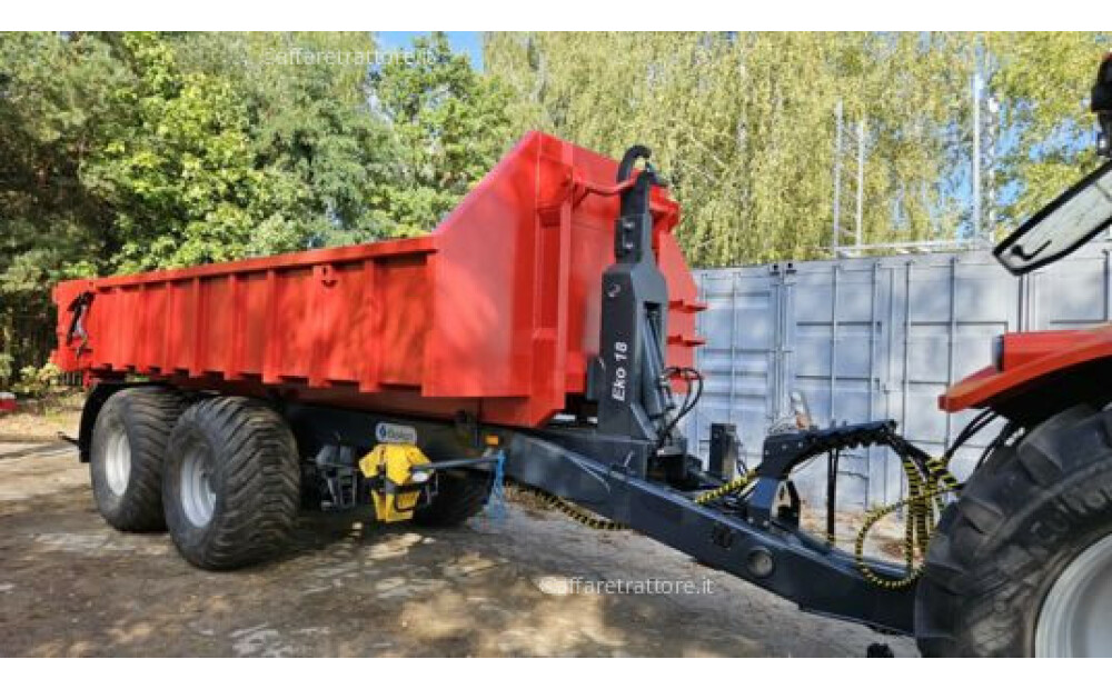 EkoAgri Hakenliftanhänger / Remolque con gancho / Remorque porte caisson / Remolque con gancho 18 t Nuevo - 12