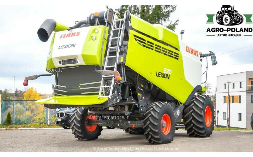 Claas LEXION 670 - ANNO 2019 - 4X4 - 1255 h - 3D + VARIO 770 - LASER PILOT Usado - 3