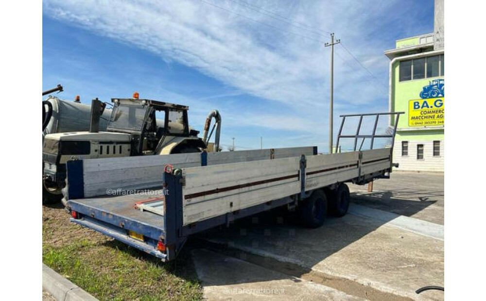 Plataforma agrícola usada con 2 ejes muy espaciados, tipo carro - 12