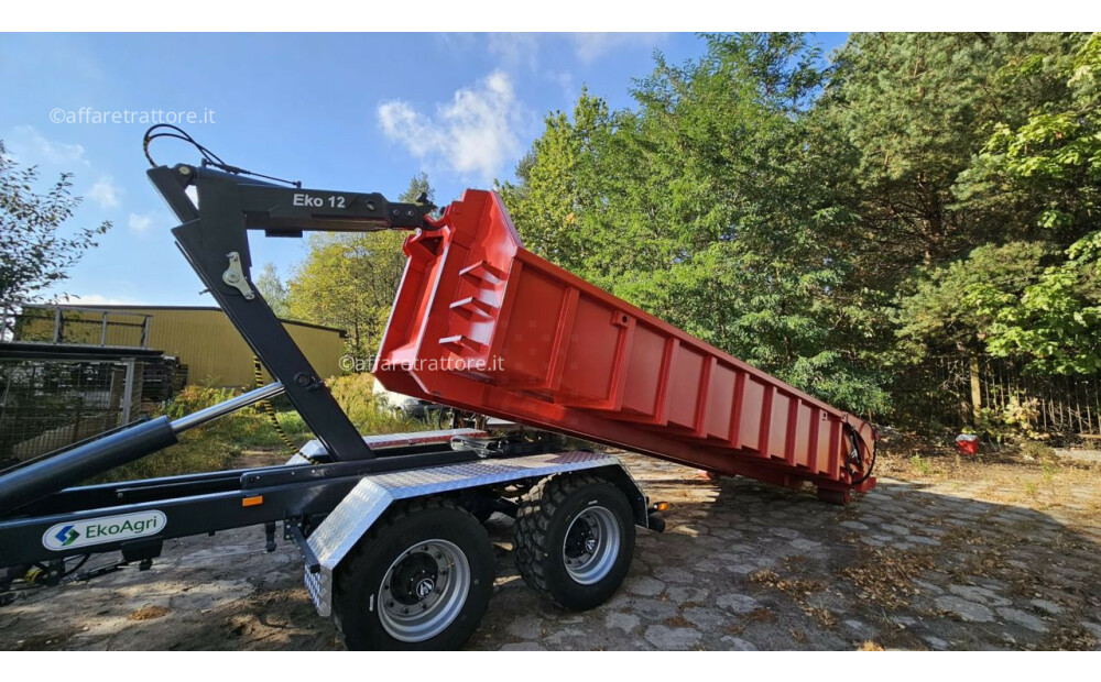 EkoAgri Hakenliftanhänger / Remolque con gancho / Remorque porte caisson / Remolque con gancho 12 t Nuevo - 2