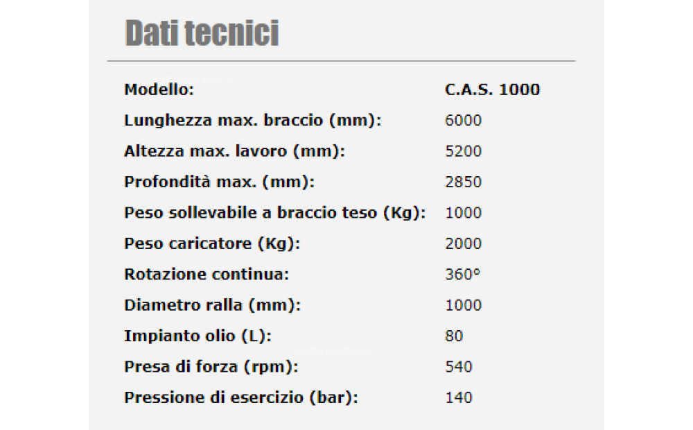 Agrisav C.A.S. 1000 Nuevo - 4