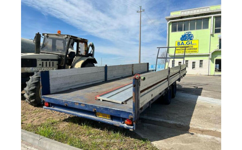 Plataforma agrícola usada con 2 ejes muy espaciados, tipo carro - 5