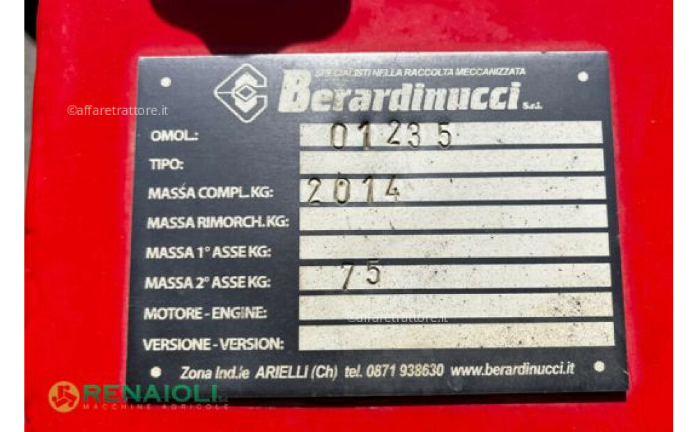 AGITADOR AUTOPROPULSADO BERARDINUCCI PUMA BERARDINUCCI (TE9654) 2014 Usado - 9