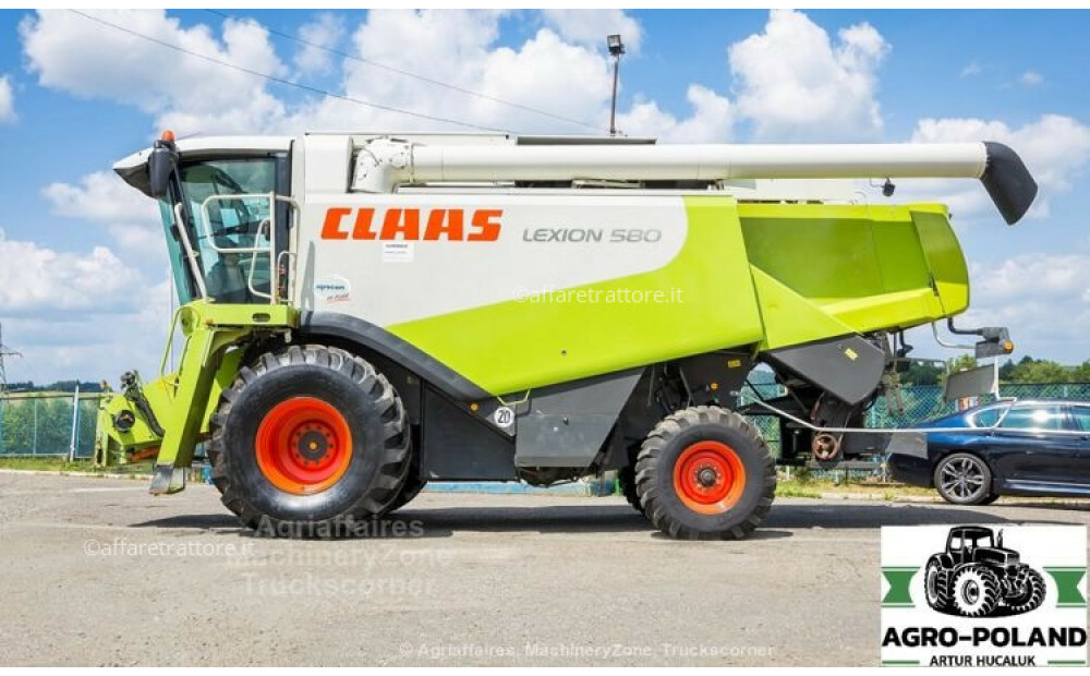 Claas LEXION 580 - 2525 h -- QUANTIMETER - VARIO 900 - LASER PILOT Usado - 7