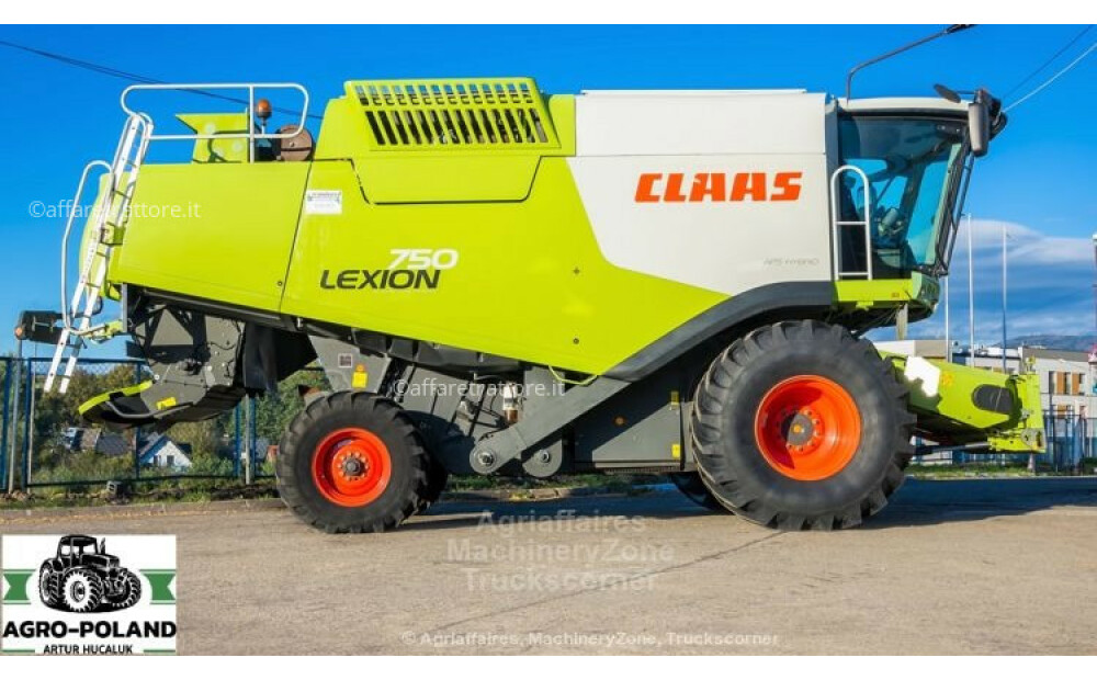 Claas LEXION 750 - ANNO 2012 - 1650 h - 7.5 M Usado - 9