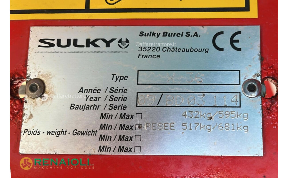 DISTRIBUIDOR DE ABONO Sulky X 36 SULKY (SA7208) Usado - 6