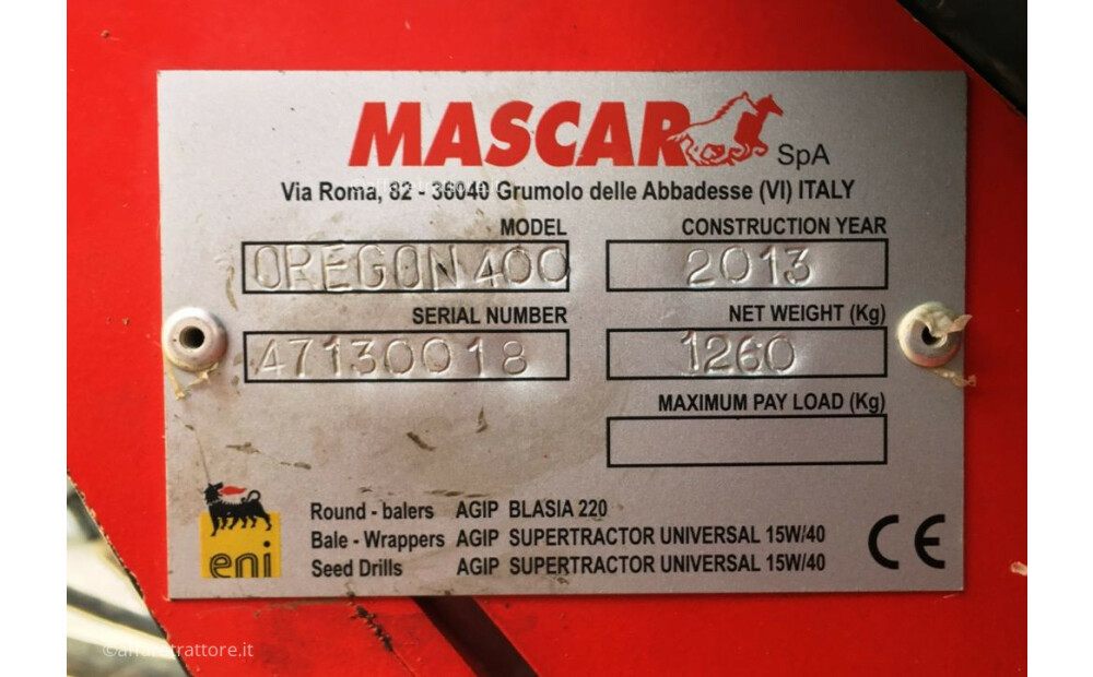 Mascar OREGON 400 Usado - 6