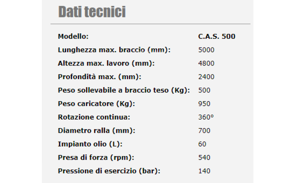 Agrisav C.A.S. 500 Nuevo - 4