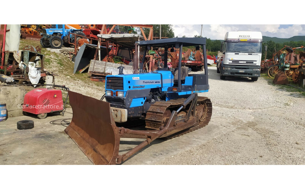 Tractor de orugas Landini Trekker 85 usado con topadora Argnani y Monti - 6