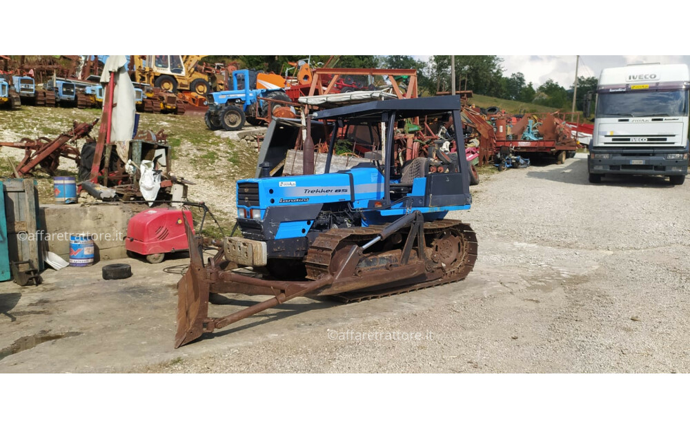 Tractor de orugas Landini Trekker 85 usado con topadora Argnani y Monti - 1