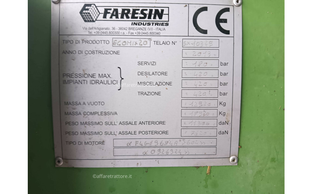 Faresin ECOMIX 20M3 Usado - 3