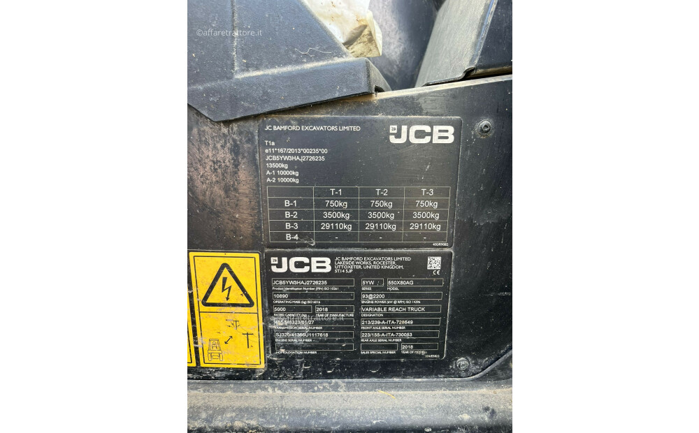 JCB 550-80 AGRI PLUS Usado - 9