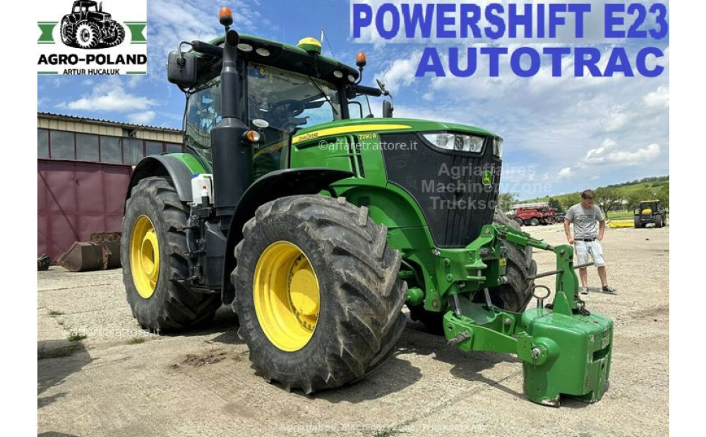 John Deere 7290 R - 2017 - 4.694 h - POWERSHIFT E23 - AUTOTRAC Usato - 1