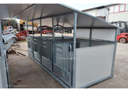 Corral de destete para terneros de 1500x4000 mm 4 plazas, nuestra producción